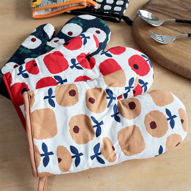 Ulated Gloves Household Kitchen Oven Gloves Baking High Temperatureulation Pads Microwave Oven Gloves