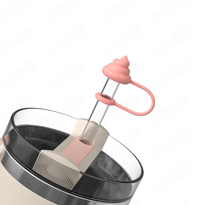 Stanley Silicone Straw Cover:Cartoon Dust-Proof Stopper