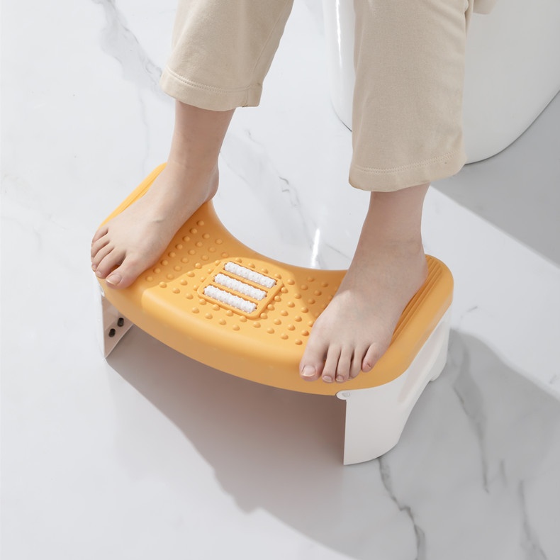 Bathroom Toilet Stool Children's Toilet Toilet Stool Squat Stool Plastic Thick Massage Non-slip Pad Footstool Step Stool