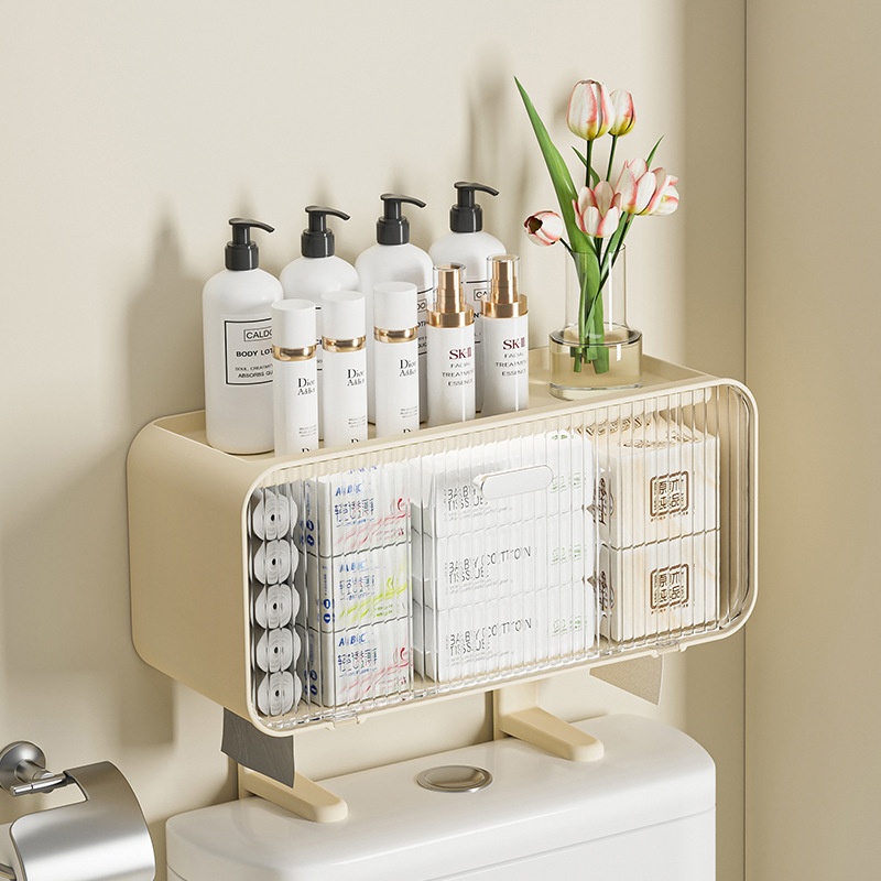 Toilet Storage Rack Above The Toilet Free Punch Bathroom Toilet Toilet Supplies Storage Rack Tissue Box