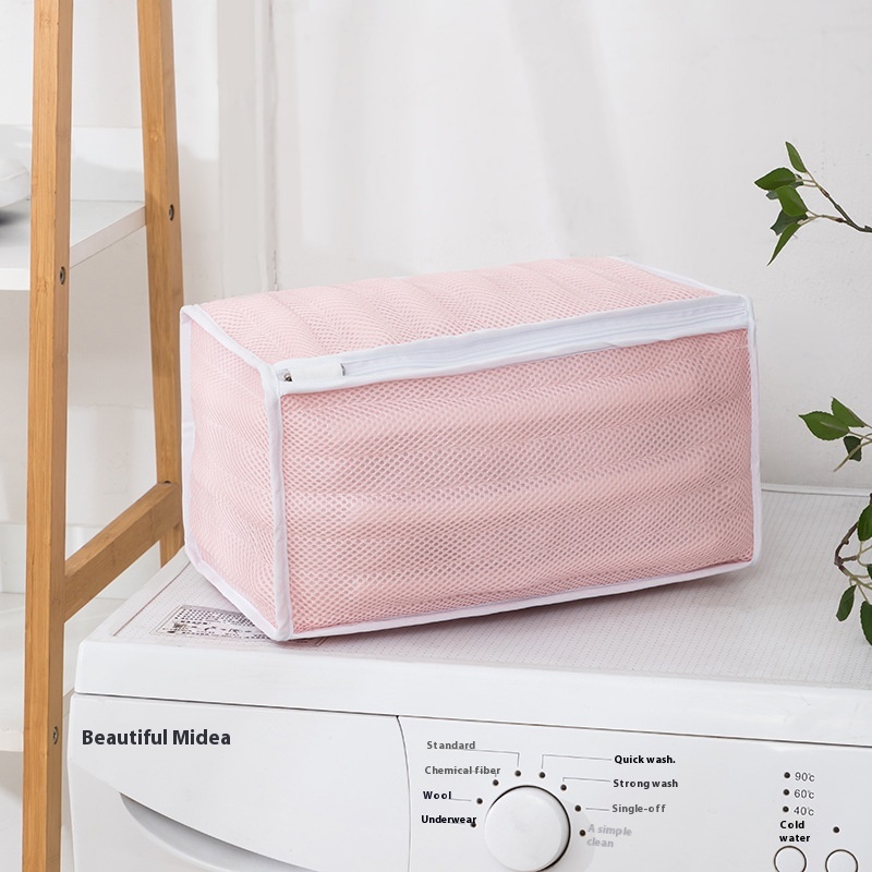 Lazy Shoe Washing Artifact Polyester Sandwich Net Shoe Washing Bag Protective Washing Bag Washing Machine Dedicated Shoe Washing Bag