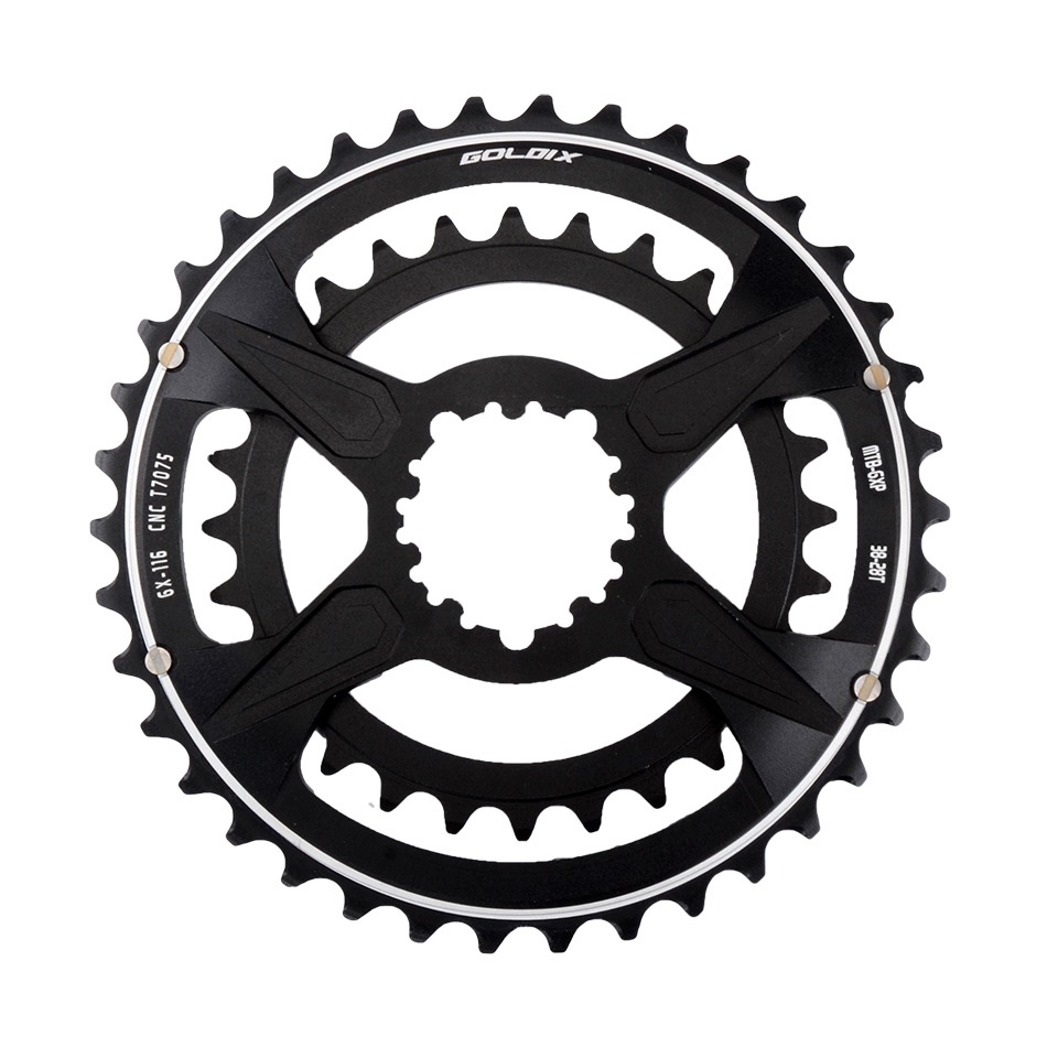 GOLDIXMountain Road Bicycle Hollow Integrated Tooth Plate CNCModified104 BCDPositive And Negative Plate GXPCrank