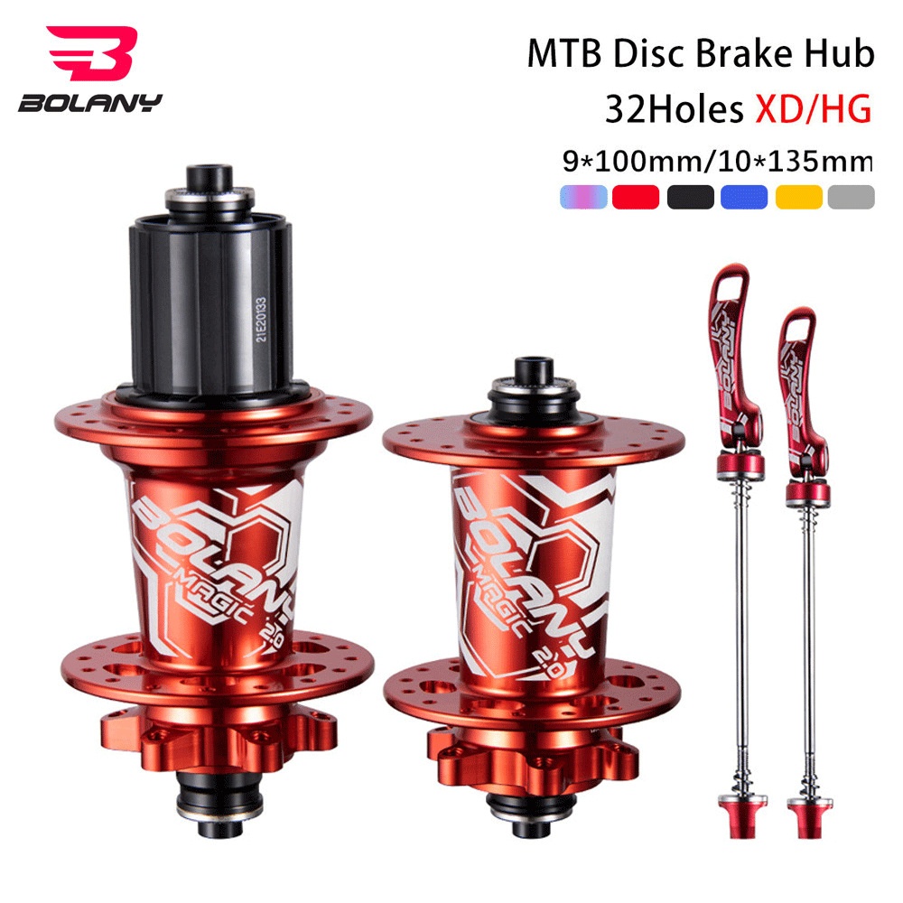 Bolany Mountain Bike Hub6 Nails32 HFour Bearings Quick Release Disc Brake Hub XD/MS/HGTower Base
