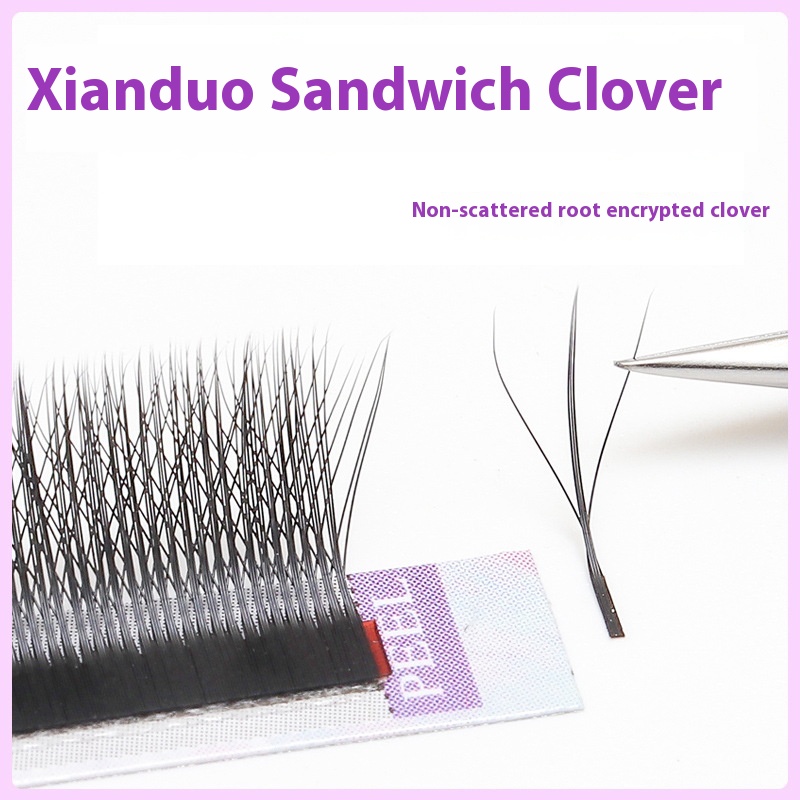 0.05 Sandwich Clover Grafted Eyelashes Soft And Not Scattered Roots Fairy3d Fairy Clover Fairy Style Cartoon Style