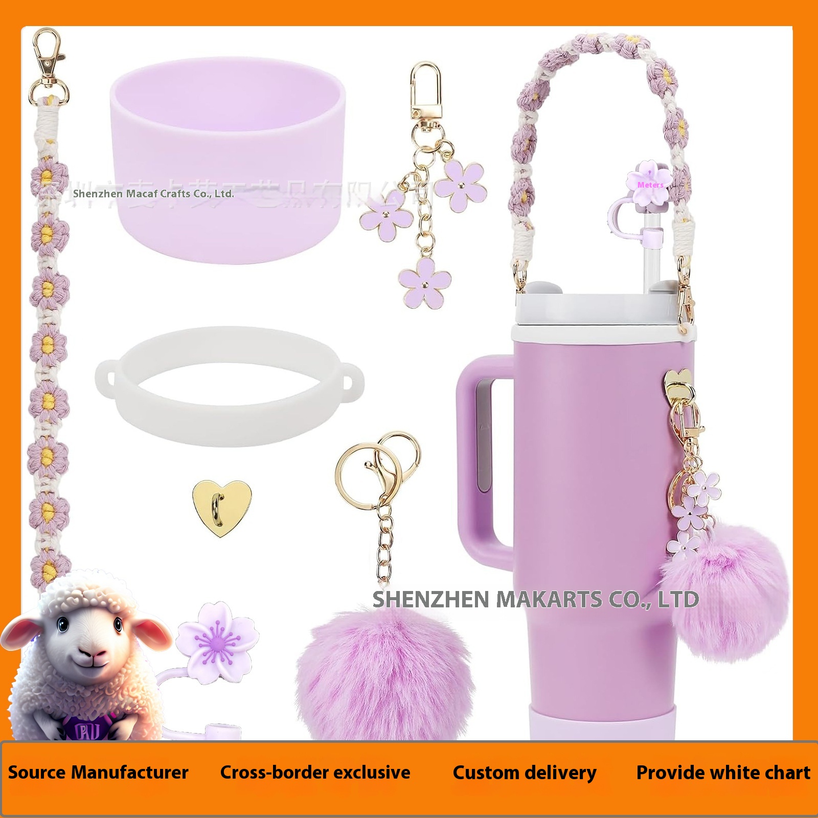 Stanley Cup Accessories Set Stanley Cup Set Accessories Ornaments