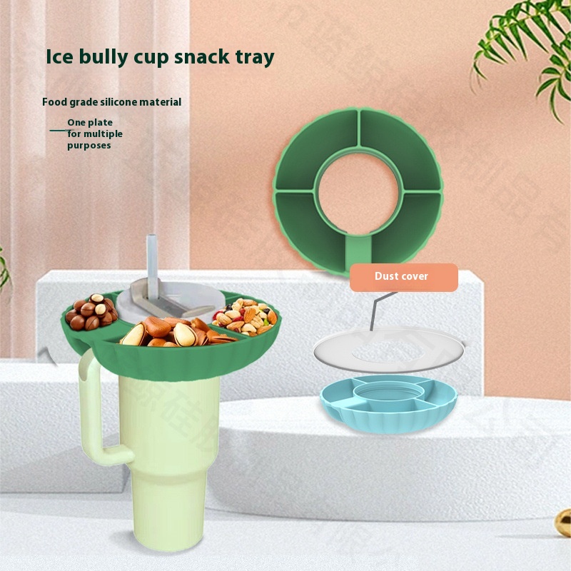 Stanley Tumbler Snack Tray:40oz/30oz With Dust-Proof Lid