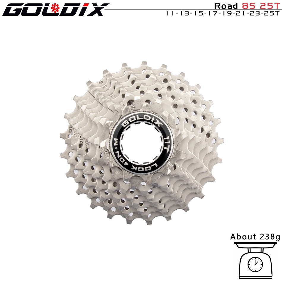 GOLDIXRoad Bike Lightweight Speed Flywheel8/9/10/11 Speed25 T/28 T/32 T/36 T