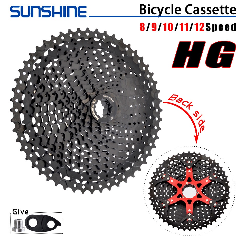 Rihui Speed Mountain Road Bicycle Accessories Black Flywheel Compatible With SHIMANOSRAMCard Type Large Gear Ratio