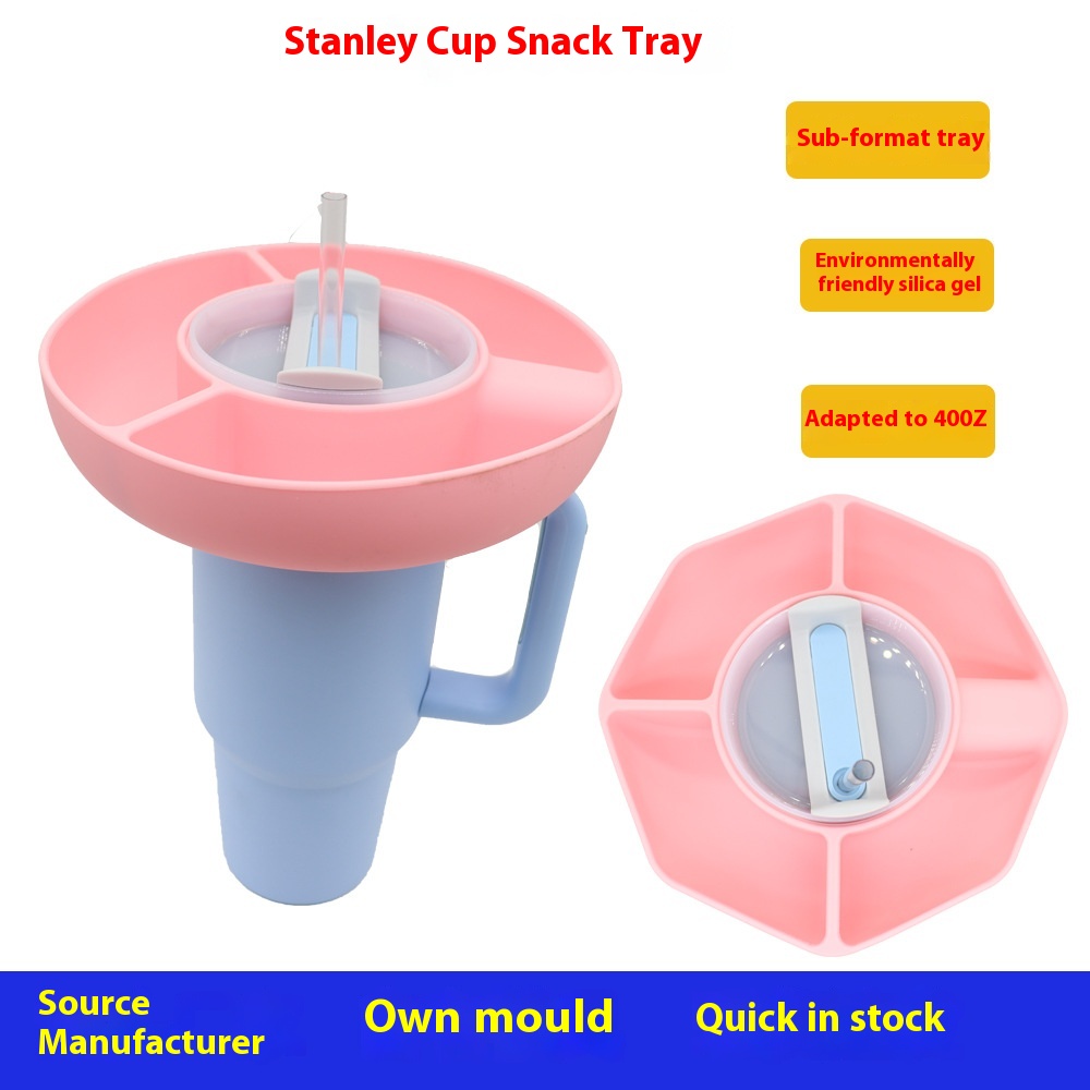 Explosive Stanley Silicone Snack Platter In Stock Ice Bully Cup Silicone Snack Tray Reusable