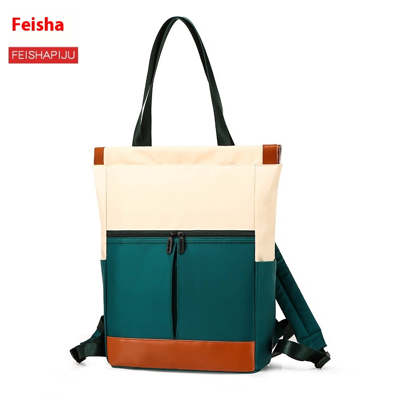 Women's Shoulder Bag Water-repellent Nylon Cloth Bag Lightweight Outdoor Messenger Bag Backpack Back Pack