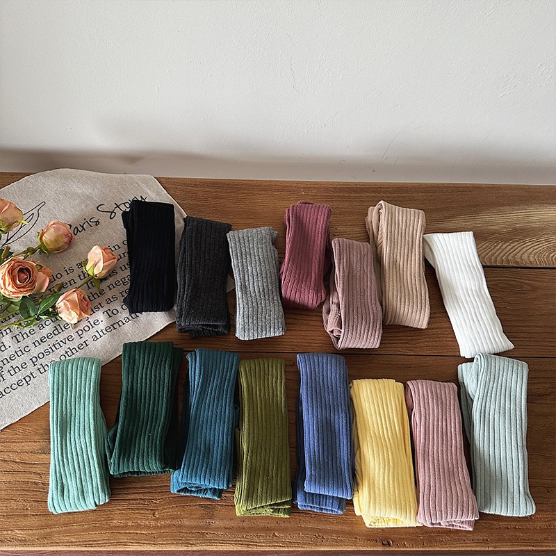 Weimu Children's Clothing Children's Pantyhose Pit Strips Spring And Autumn Girls Dance Leggings Socks Baby Socks