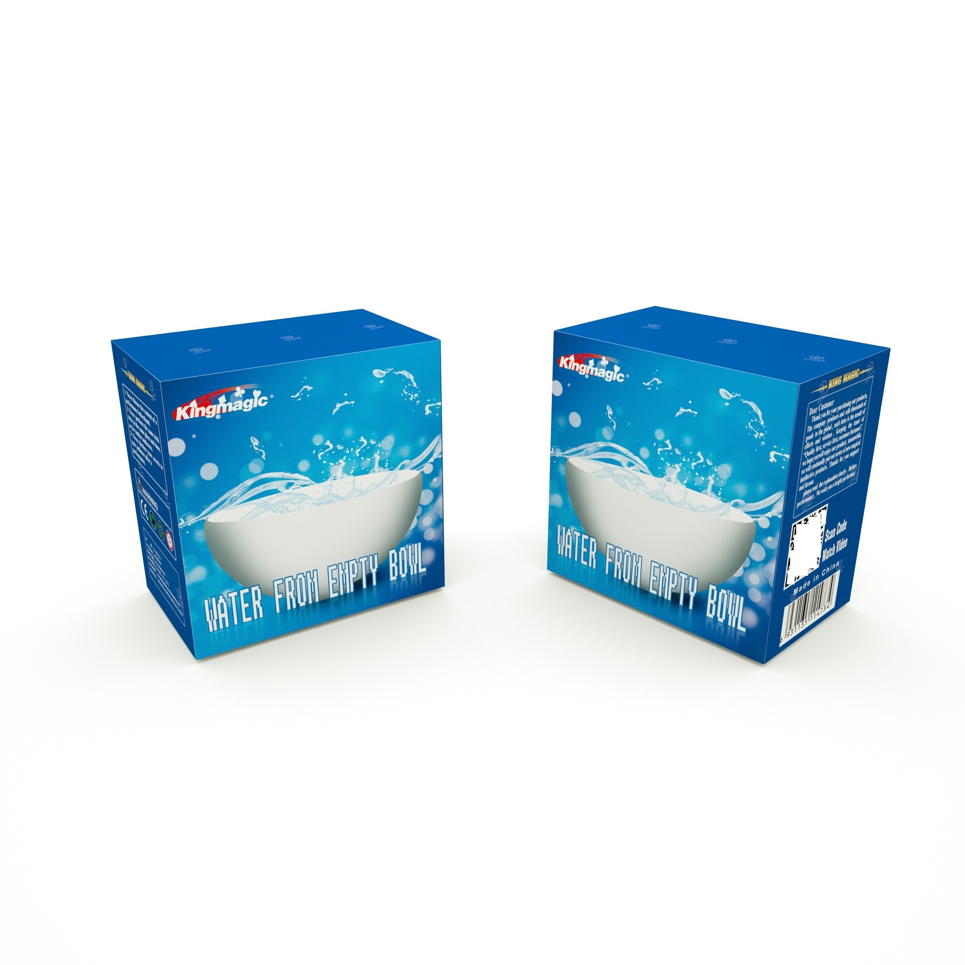 G1473 Empty Bowl With Water Out Double Bowl King Magic Magic Props Magic Toys