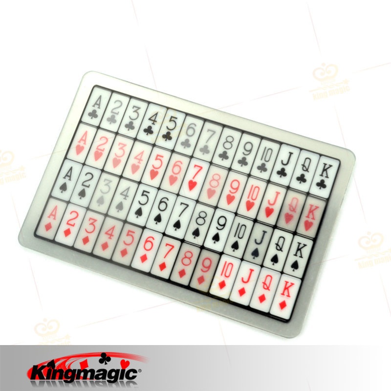 G0570 Thinking Perspective Card Kingmagic Magic Props Magic Toys