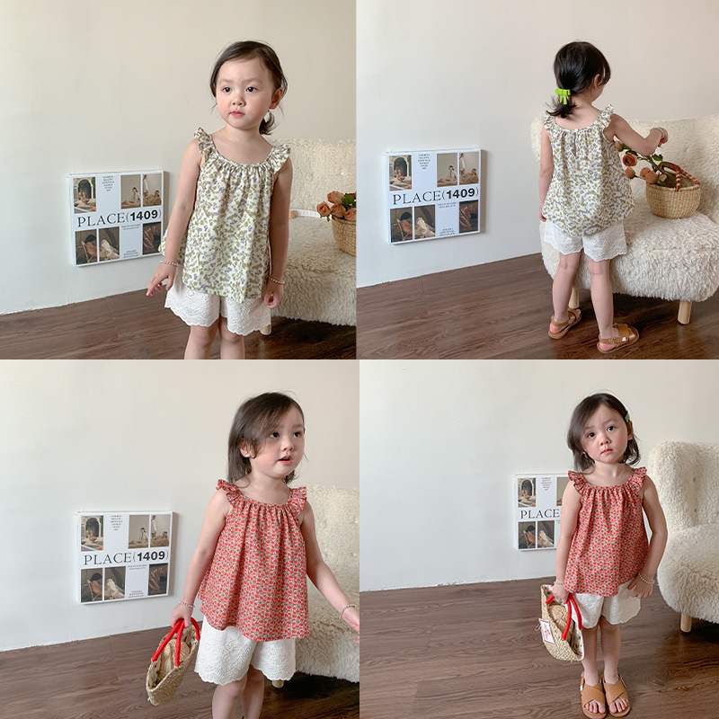 Carefully Selected Weimu Children's Clothing Girls Korean Version Camisole Summer Children's Stylish Baby Shirt Baby Clothes