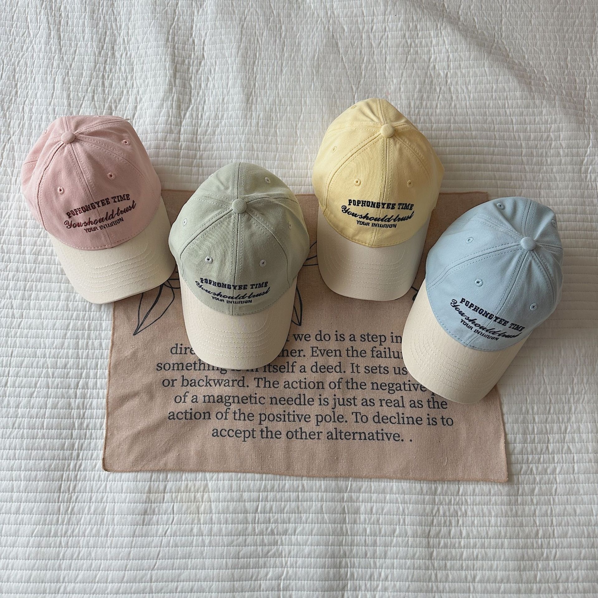 Weimu Children's Clothing Children's Duckbill Cap Spring Boys And Girls Korean Style Baseball Cap Baby Sun Hat