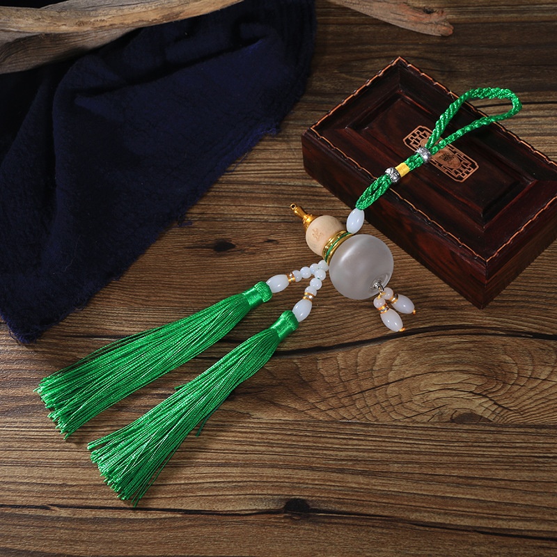 Perfume Gourd Car Pendant Double Whiskers Double Spikes Empty Bottle Fortune Car Deodorizing Car Gift Exhibition