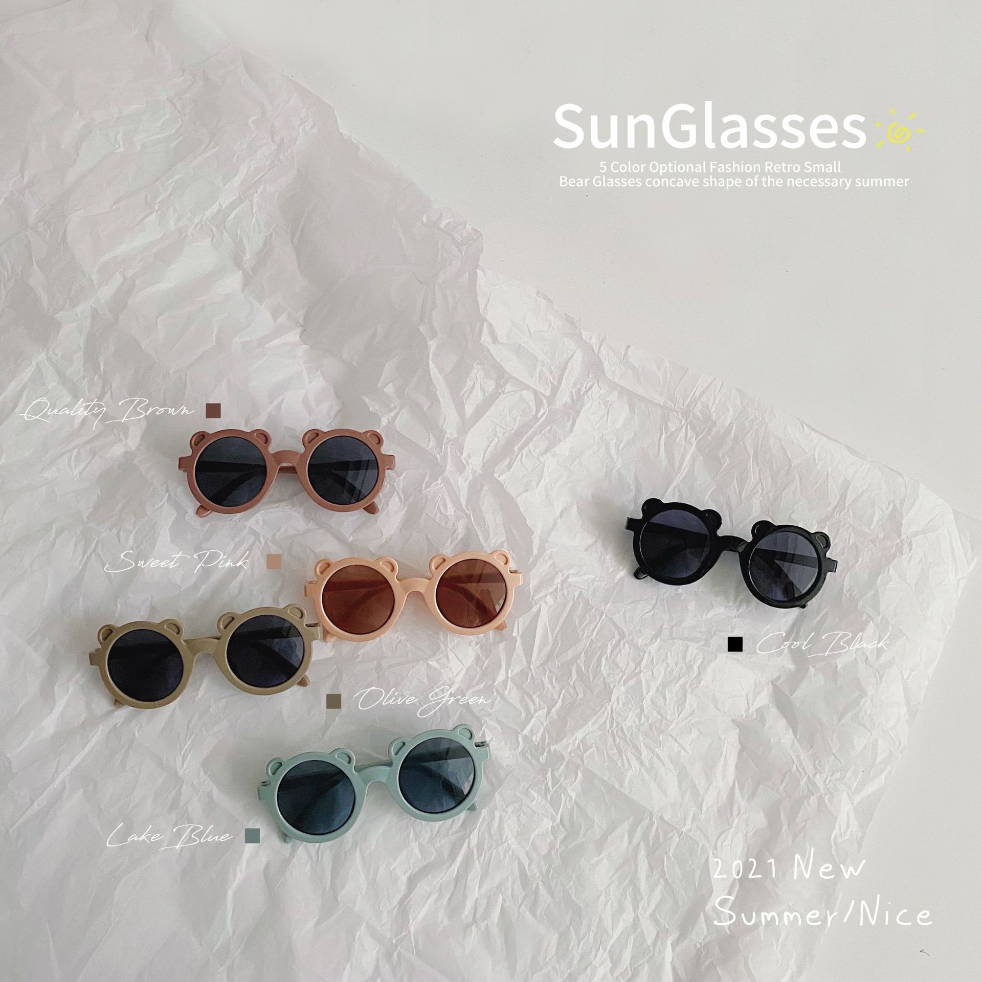 Children's Sunglasses European And American Korean Children's Clothing Cute Bear