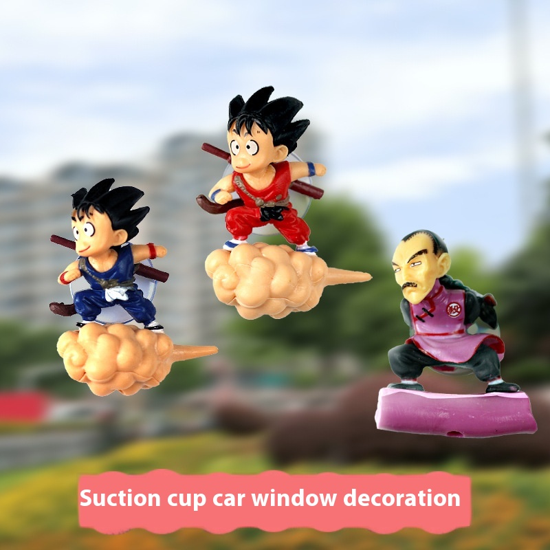 Flying Monkey King Cartoon Car Window Stickers Car Somersault Cloud Car Interior Creative Car Window Glass Stickers Ornaments
