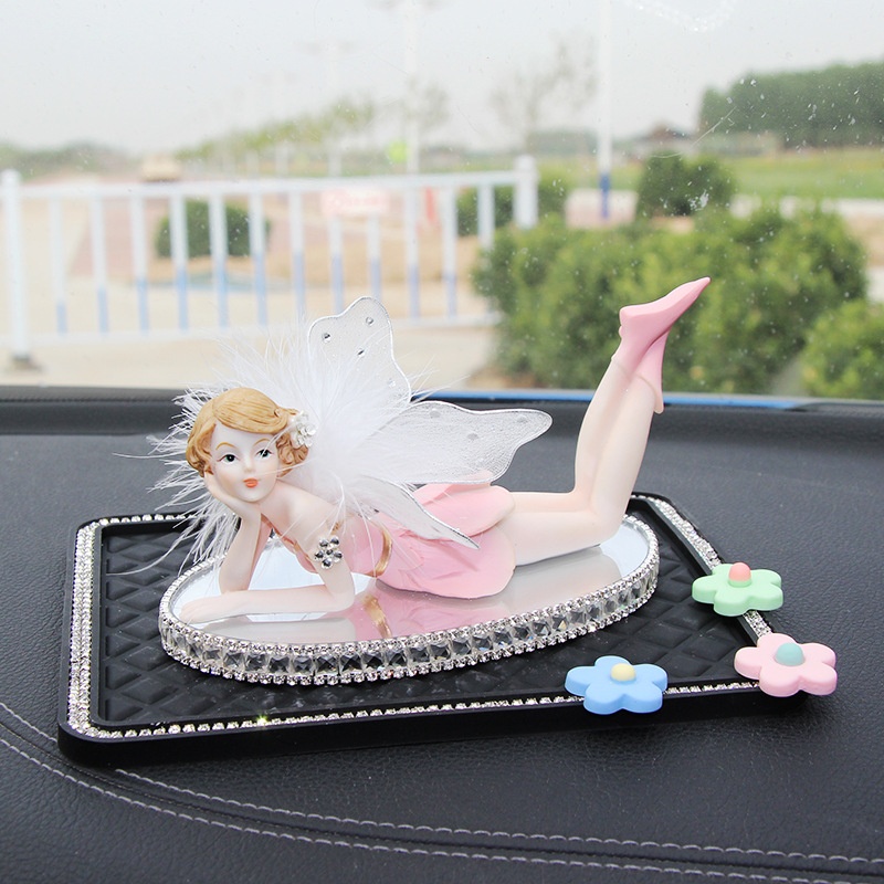 Car Ornaments Goddess Style Creative Cute Center Console Beautiful Girl Character Flower Fairy Angel Beauty Car Interior