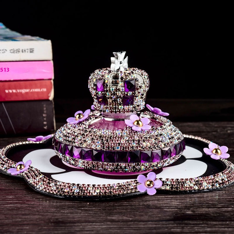 Crown Car Perfume Seat Ornaments Car Interior Decorations Atmospheric Diamond Crystal Ornaments Car Boutique