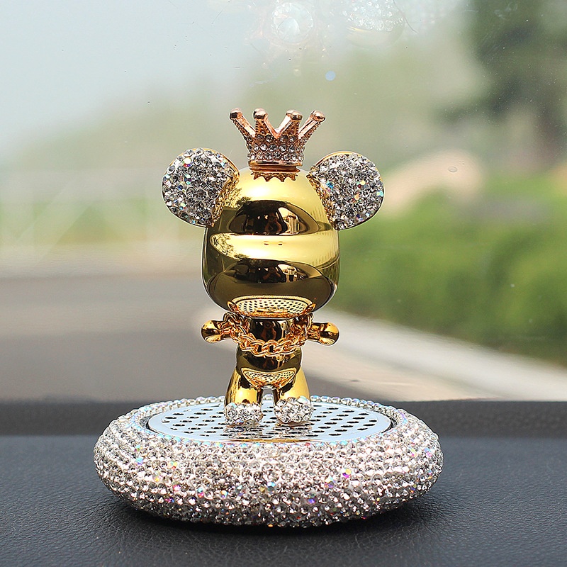 Car Interior Accessories Aromatherapy Ornaments Violent Bear Creative Cute Car Perfume Aromatherapy Cartoon Car Decoration Goddess Model