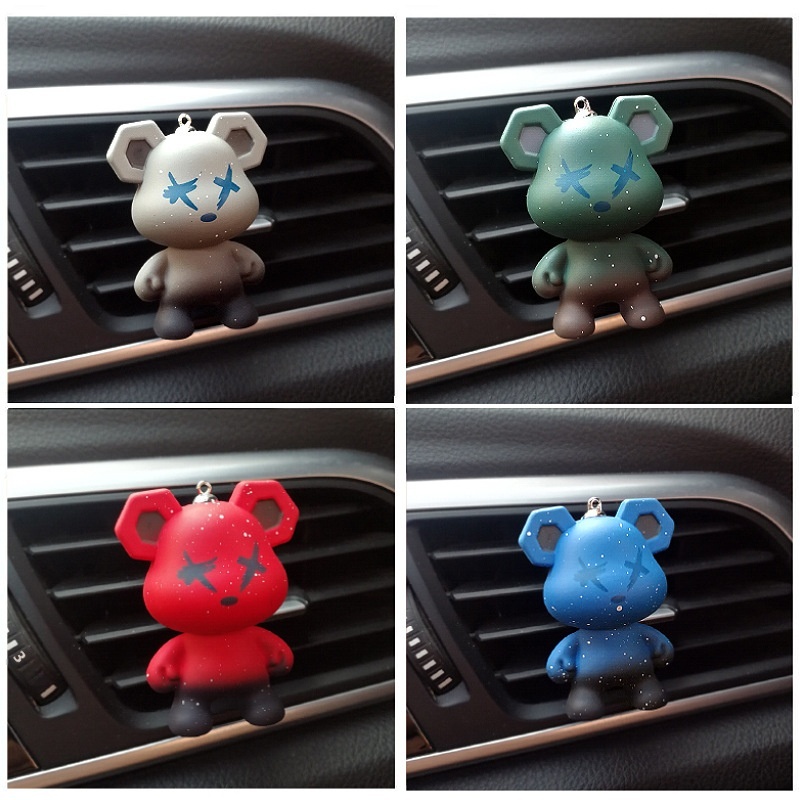 Violent Bear Car Air Conditioning Vent Aromatherapy Car Perfume Car Interior Ornaments Cute Decorations Creative Men And Women