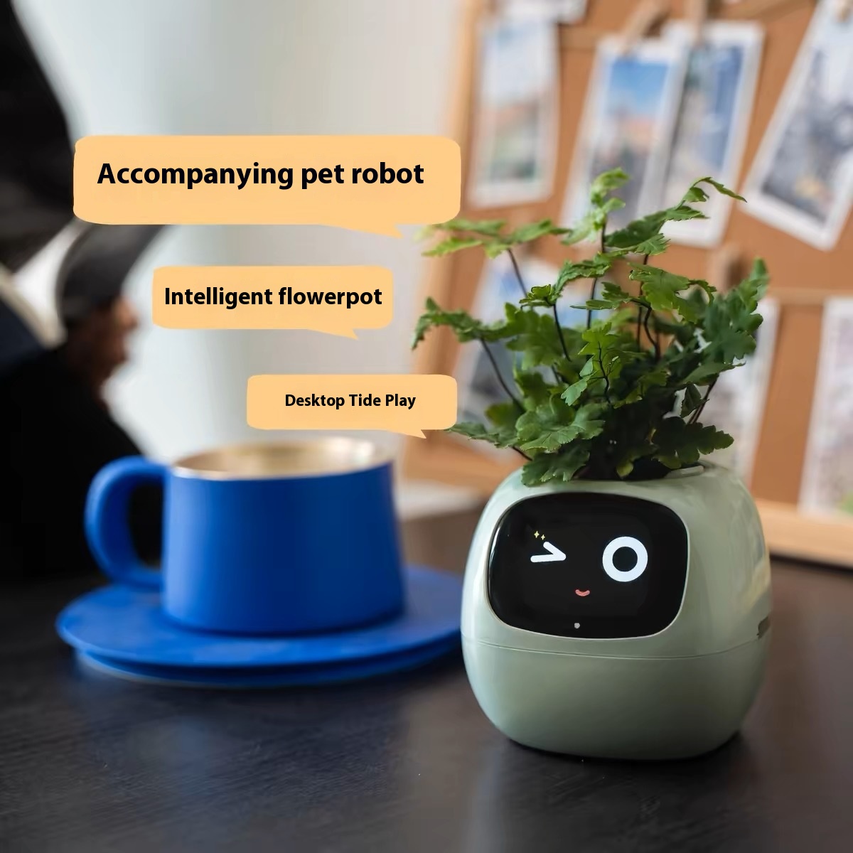 IVYPlant Cute Pet Robot Electronic Pet Healing Table AIElectronic Toys Creative Holiday Gift
