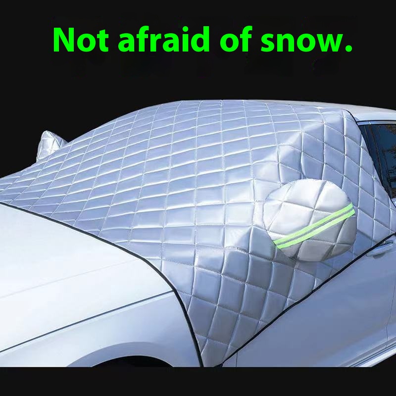 Car Snow Shield Front Windshield Cover Anti-frost Anti-freeze Sun Shield Artifact Sun Shield Winter Car Jacket Snow Shield