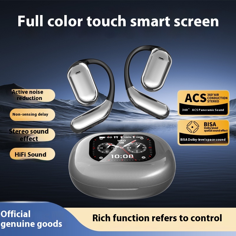 Q16 Pro Bluetooth Headset Battery With Inkjet Coding Ear-hanging Painless Sports OWSBluetooth Headset