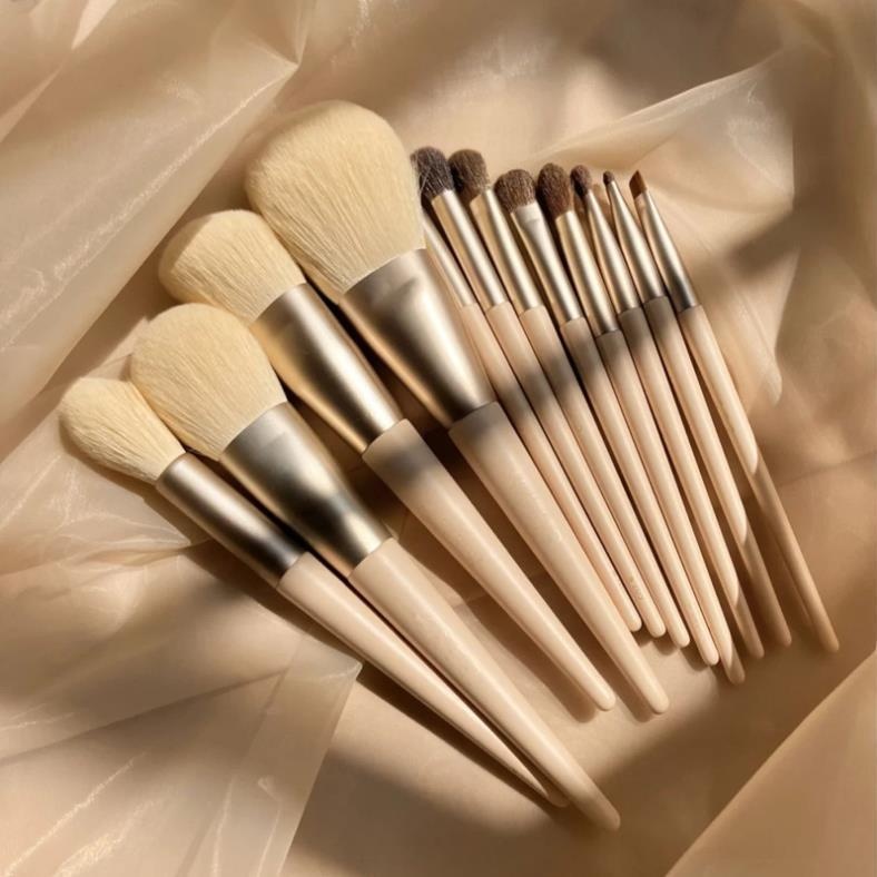 Makeup Brush Suit Morandi12 Soft Hair Eye Shadow Brush Powder Brush Eyebrow Brush Concealer Brush Gift Box