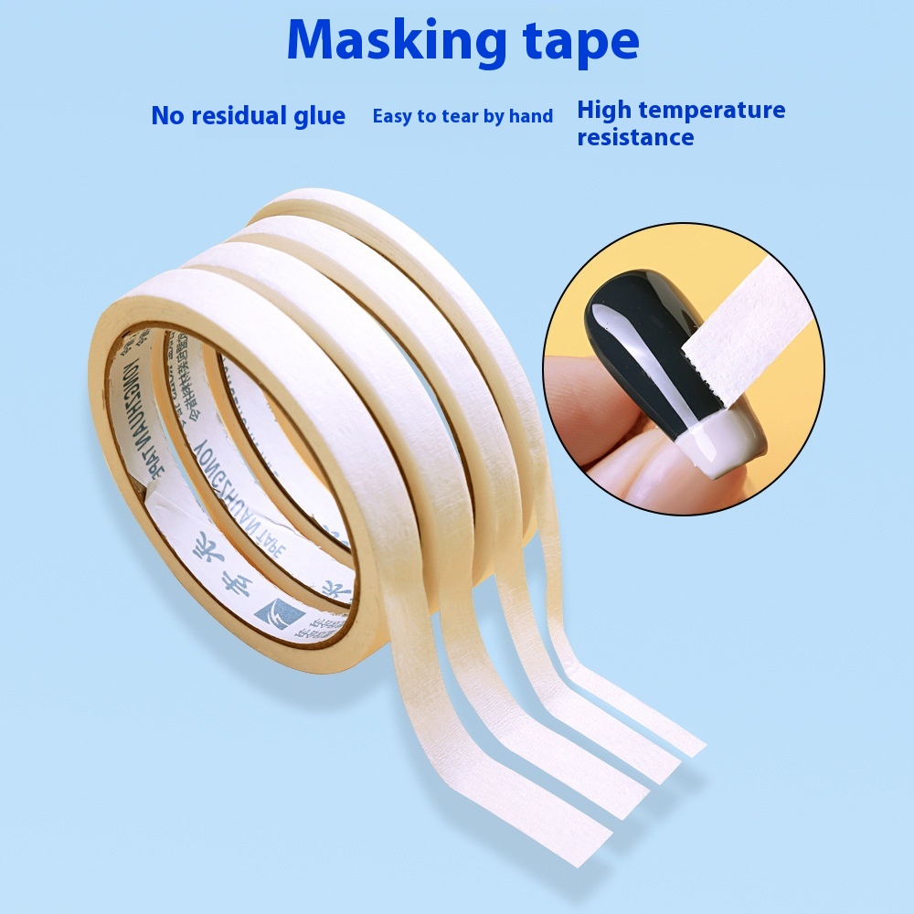 Nail Art Tattoo Paper Tape French Stripe Isolation Tape Adhesive Tape Magic Mirror Powder Auxiliary Nail Art Tool
