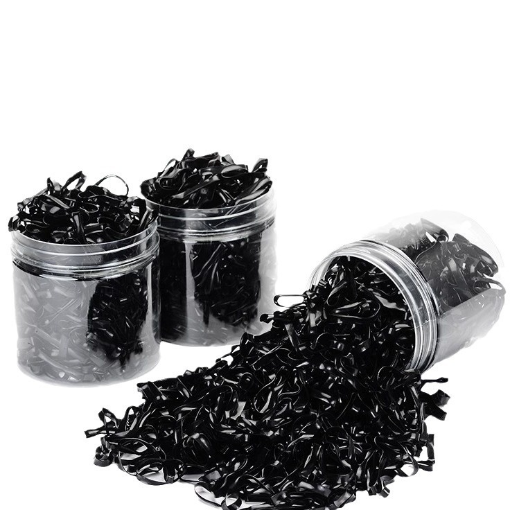 Rubber Band For Women To Tie Hair,Black Small Rubber Band,Disposable High Elastic Hair Band,Hair Rope,Durable Hair Band For Children