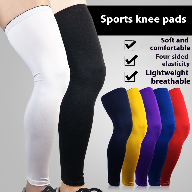 Sports Knee Pads Men's Warm Compression Calf Sleeves Outdoor Basketball Football Running Cycling Protective Gear Supplies