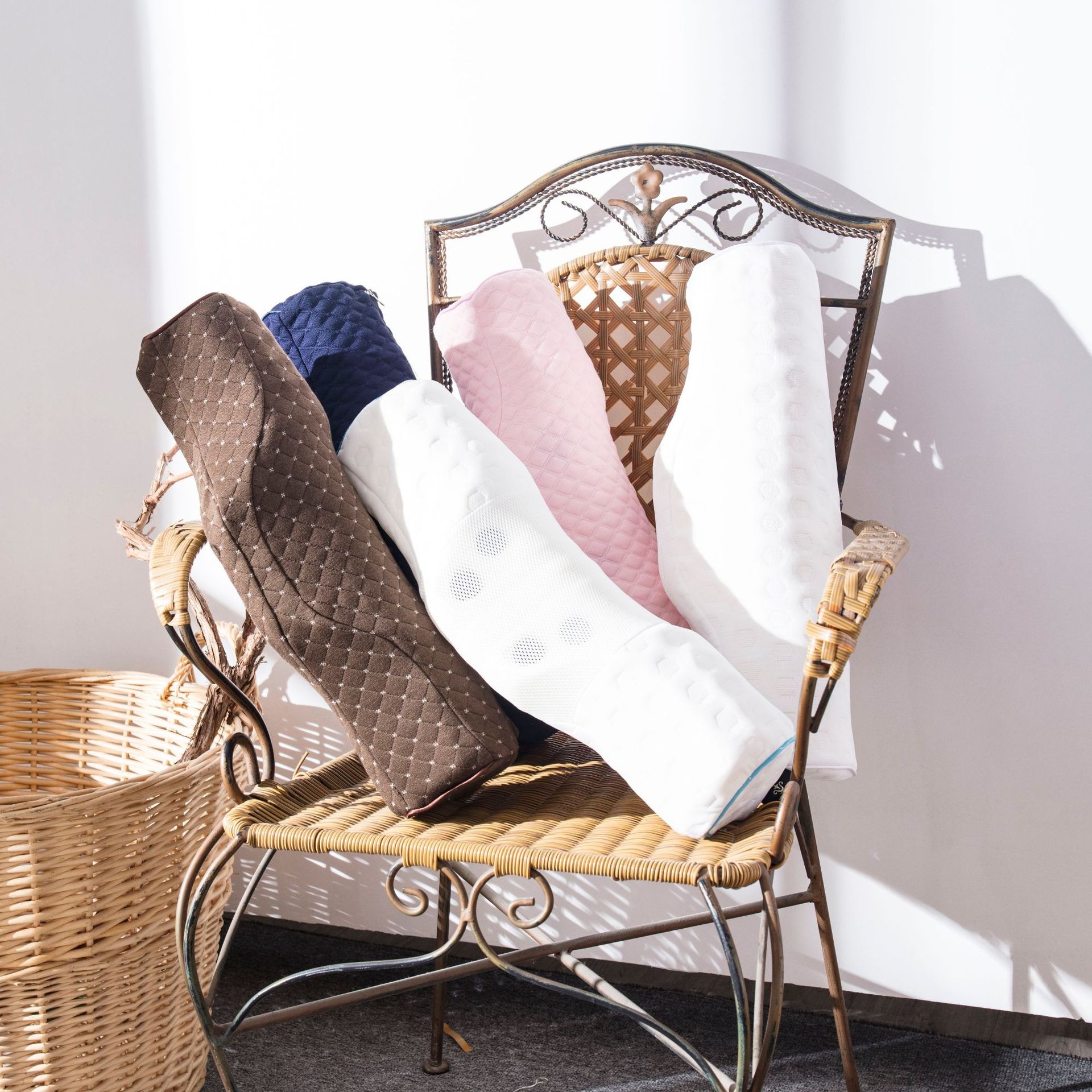 Jianshi Shujing Cervical Pillow Slow Rebound Sleep Neck Protection Memory Pillow Anti-traction Memory Foam Pillow Core