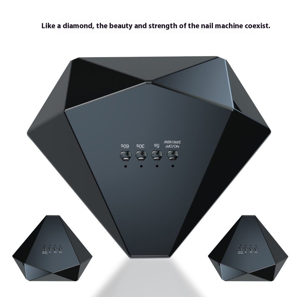 48 WSmart Diamond Nail Lamp:Dual Light With Infrared Sensor For Fast-Drying Gel Polish,Professional UVLEDNail Dryer