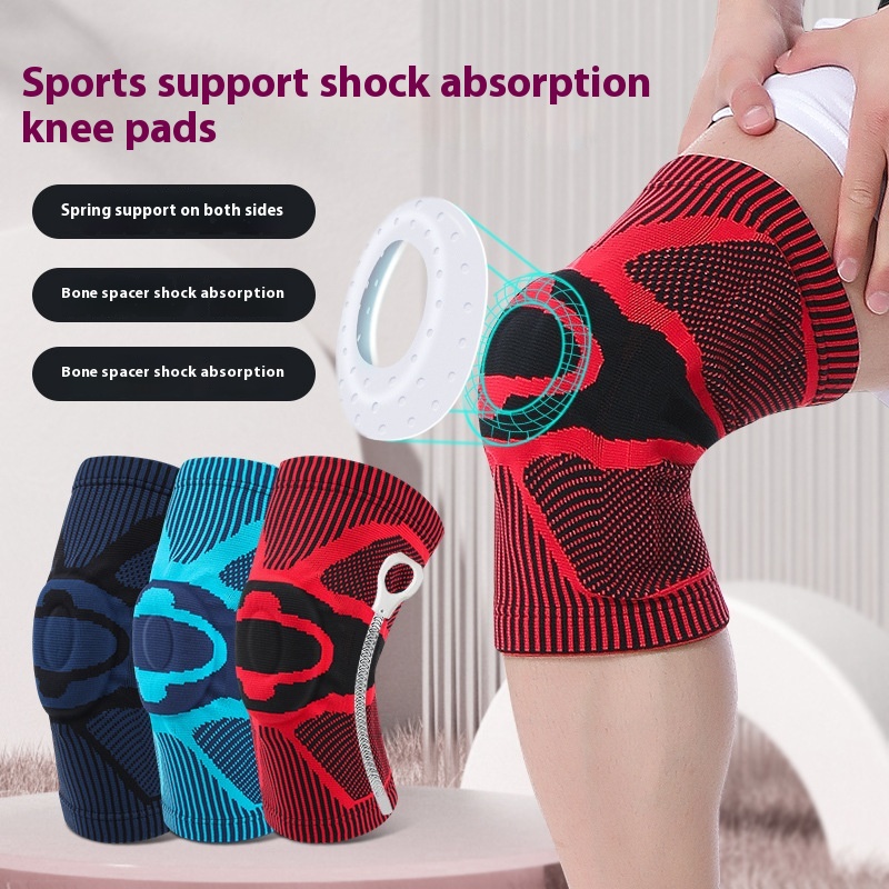 Sports Knee Guard Knitted Pressure Support Patella Leg Guard Basketball Fitness Protective Gear Can Be Sent On Behalf Of