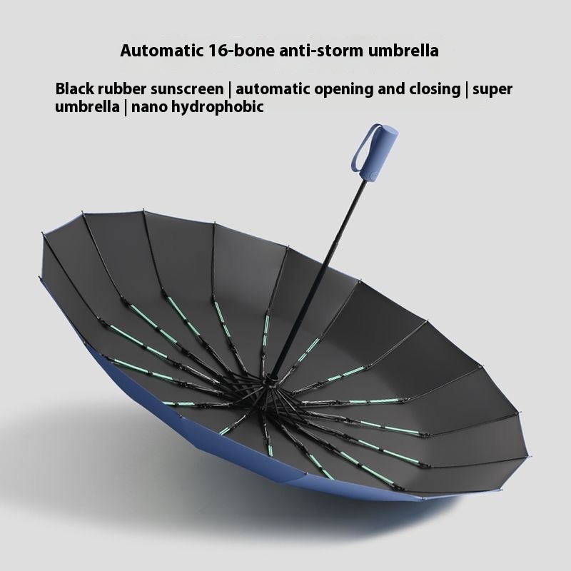 Double Dragon Bone Automatic Umbrella Business Unisex Foldable Large Car Reverse Sun Umbrella Sunscreen Umbrella For Sunlight And Rain