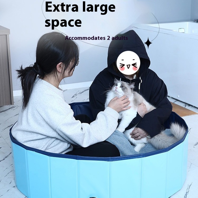 Dog Bath Tub Cat Bath Pool Dog Washing Artifact Large Dog Corgi Special Foldable Bathtub Pet Bath Tub