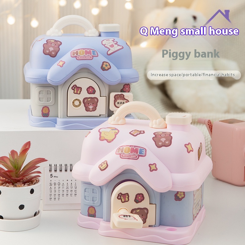Cartoon Cute Children's Piggy Bank Can Be Stored And Taken Out,Large Capacity And Unbreakable,Children's Birthday Gift,Internet Celebrity Piggy Bank