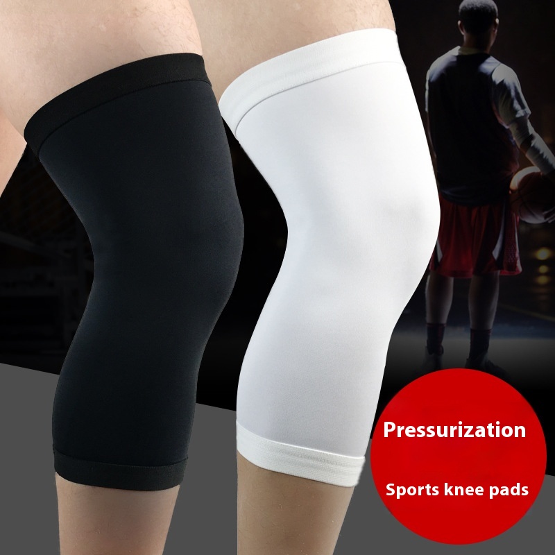 Basketball Sports Knee Pads Knitted Compression Leggings Pantyhose Outdoor Running Fitness Cycling Mountaineering Protective Gear Supplies