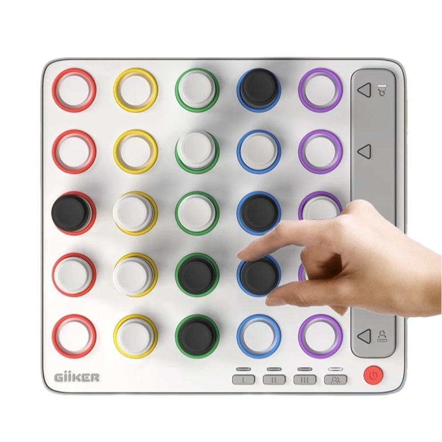 Gii KERKei Rainbow Kei Kei Qigi Puzzle Assembled Toys Children's Logical Thinking Parent-Child Interactive Games