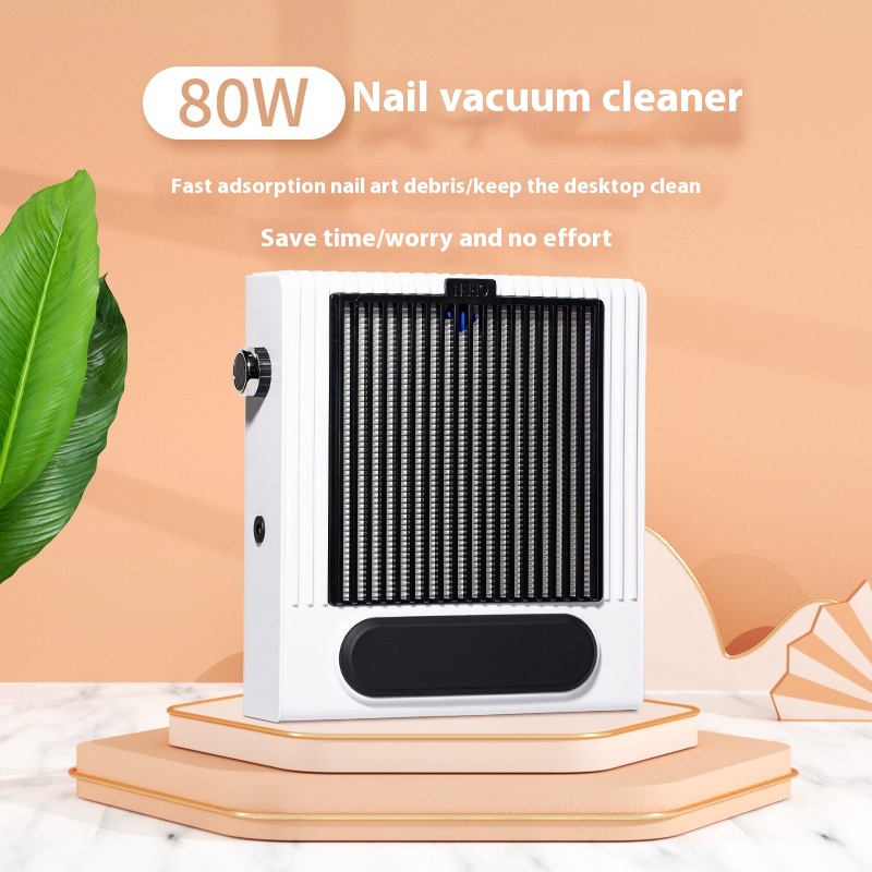 Nail Vacuum Cleaner High Power Strong Suction Silent Dust Remover Nail Polish Nail Duster Nail Art Dedicated