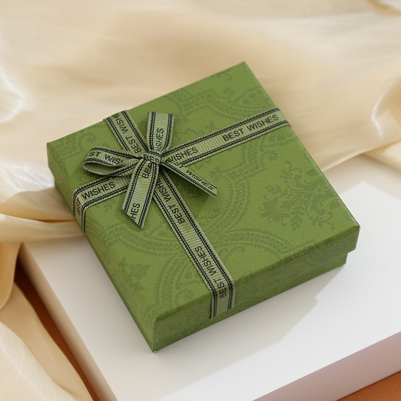 One-piece Jewelry Gift Box Packaging Box Jewelry Hair Accessories Earrings Earrings Gift Box Transparent Box Gift Box