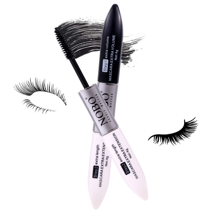 2-in-1 Mascara:Waterproof,Volumizing,Curl-Enhancing,And Lengthening Formula For Fuller Lashes
