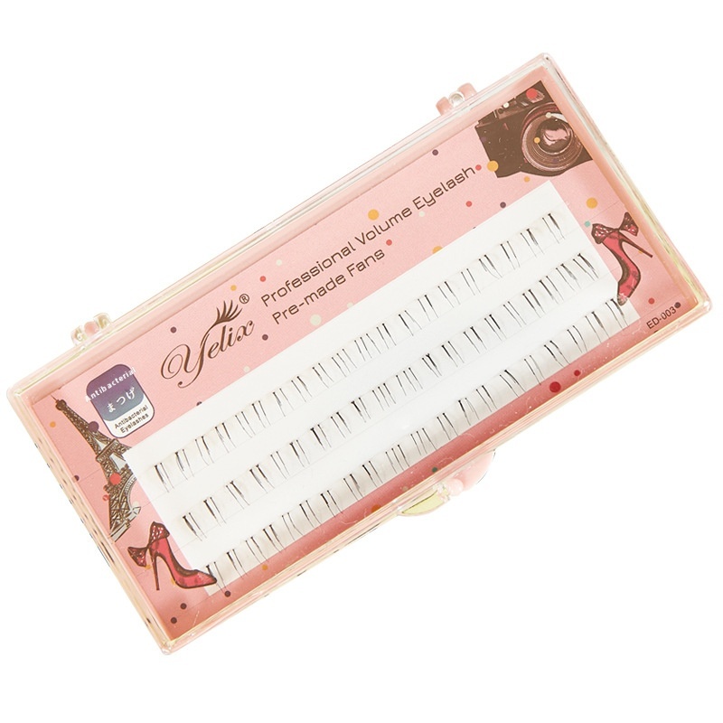 Lazy Eyelash Extensions For Beginners:Natural Segmental False Eyelashes With Hard Band,Single Cluster Design For Upper And Lower Lashes