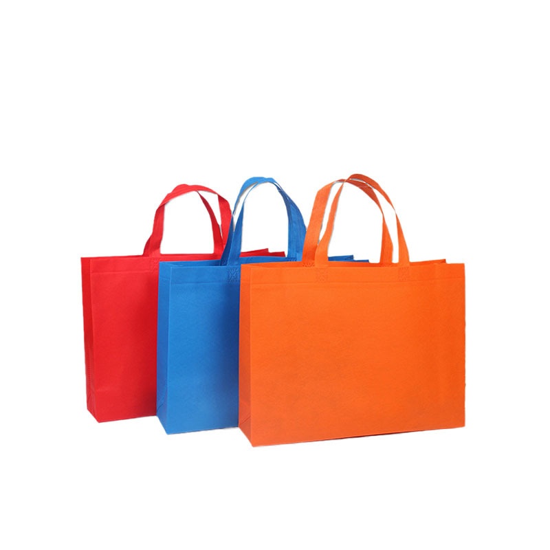 Non-woven Bag Custom Hot Pressing Non-woven Bag Folding Shopping Bag Printing Color Film Bag