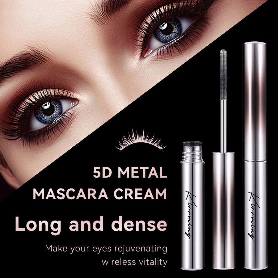KIRRMINGSteel Tube Mascara:Waterproof,Volumizing,Curl-Enhancing,Lengthening,And Smudge-Proof Formula For Stunning Lashes