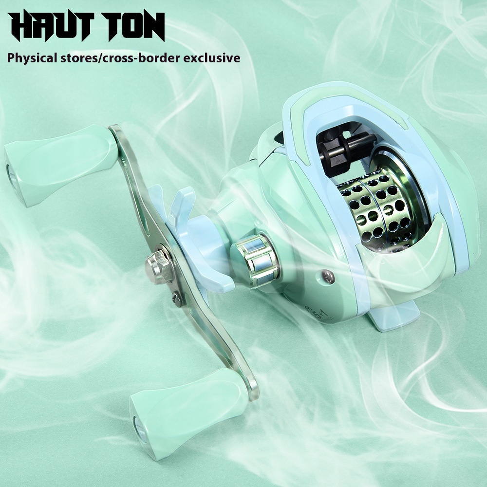 Haodun Water Drop Reel5+1 NMBClosed Bearing With Unloading Alarm Fishing Reel7.2:1 High Speed Ratio Fishing Reel CP