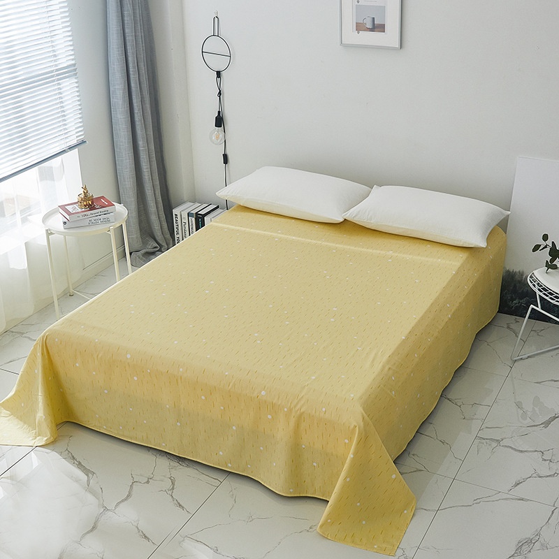 SDropship Nordic Style Internet Celebrity Sesame Street Home Textile Single Item Bed Sheet Bedding Single Piece Bed Sheet