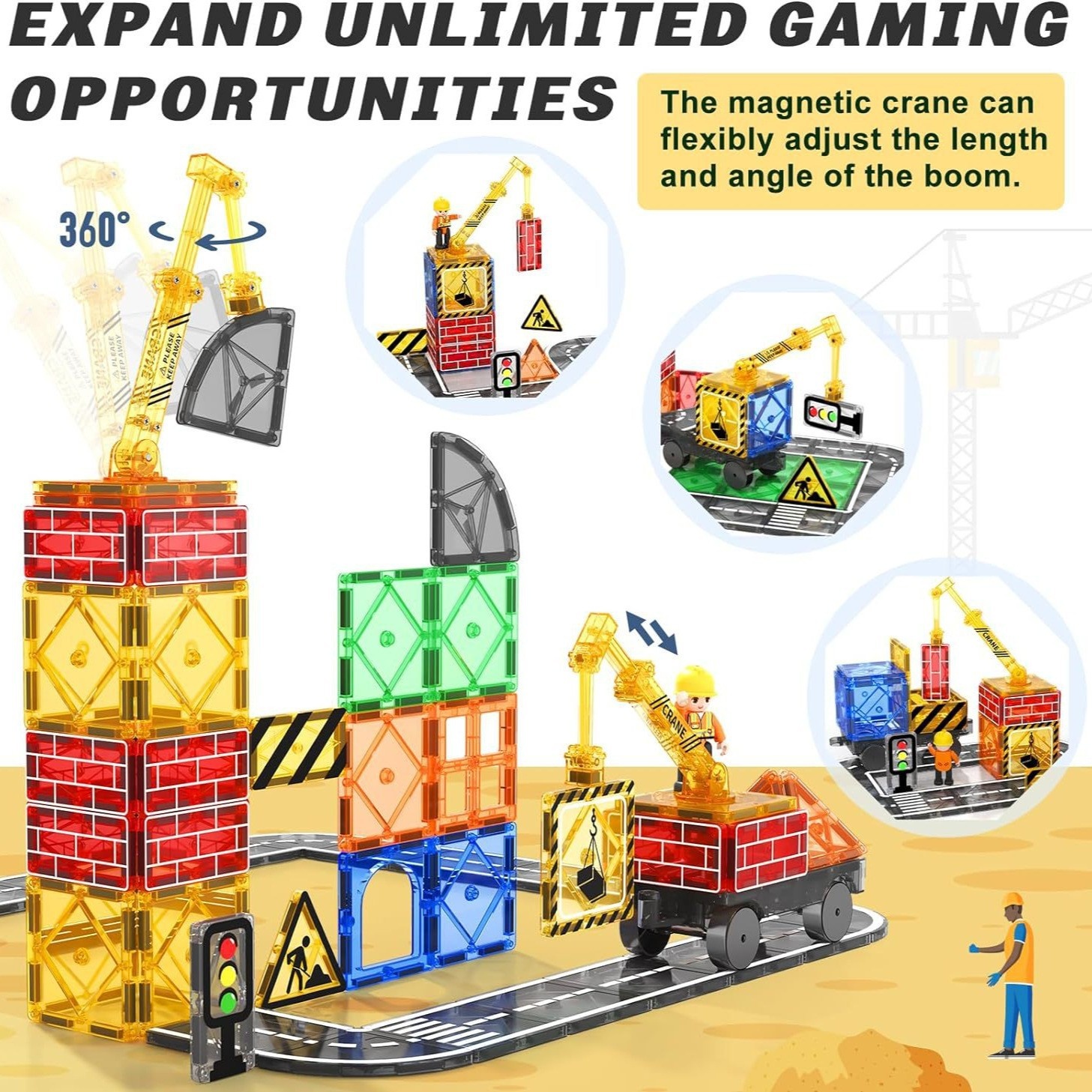 Colorful Window Magnetic Tiles:Customizable Magnetic Educational Toy For Kids,Perfect For Early Learning And Creative Play